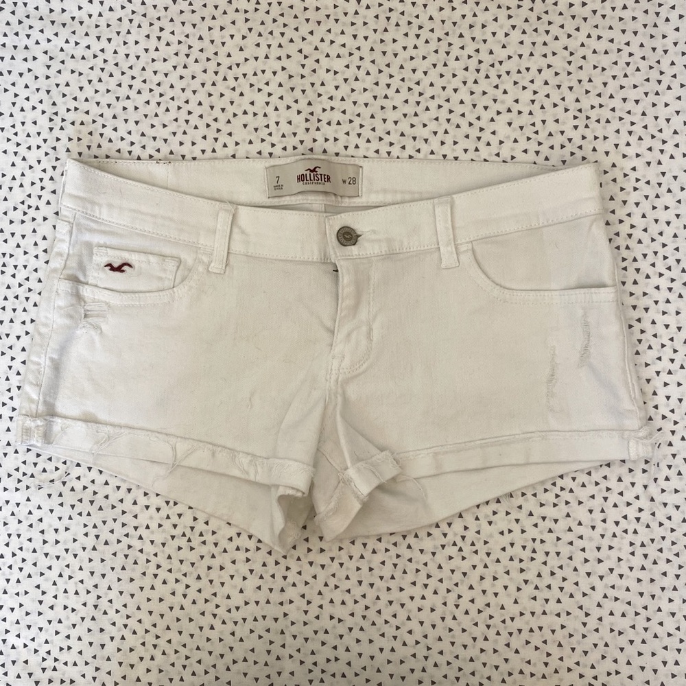 White Hollister Shorts